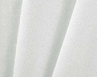 14 Count Soft Aida Fabric – Classic White Cloth, Made in Europe