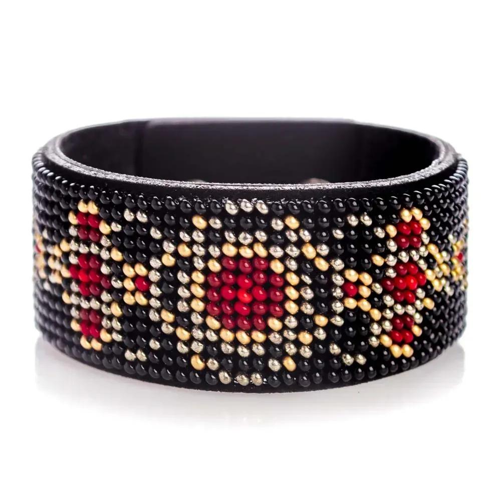 Kit de broderie de perles, bracelet en similicuir sur le bras, ornement, BB-122. Kit de bricolage rapide - France