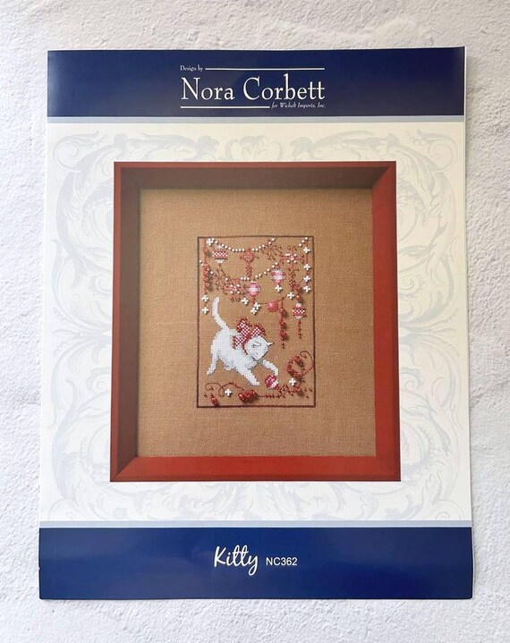 Kitty Nora Corbett Cross Stitch Pattern Only, Mirabilia Designs