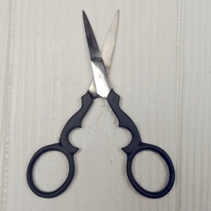 Small Scissors for embroidery with black handles, Anchor, 5103