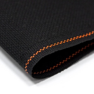 Precut Black Aida 16ct Zweigart Fabric: Ideal for Sleek Cross-Stitch Creations
