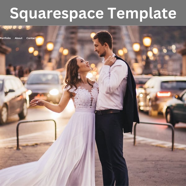 Photography Website Template - Minimalist Web Design - Photographer Website - Squarespace- Wedding Photographer - Web Design - 3AMWebDesign