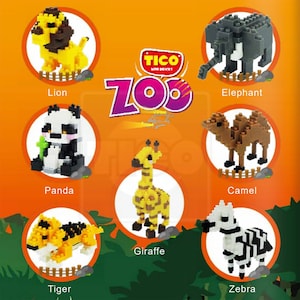 Mini Bricks Bausteine Zoo Serie 1 Blind Box