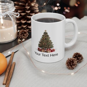 Personalized Christmas Tree Mug | Custom Item image 1