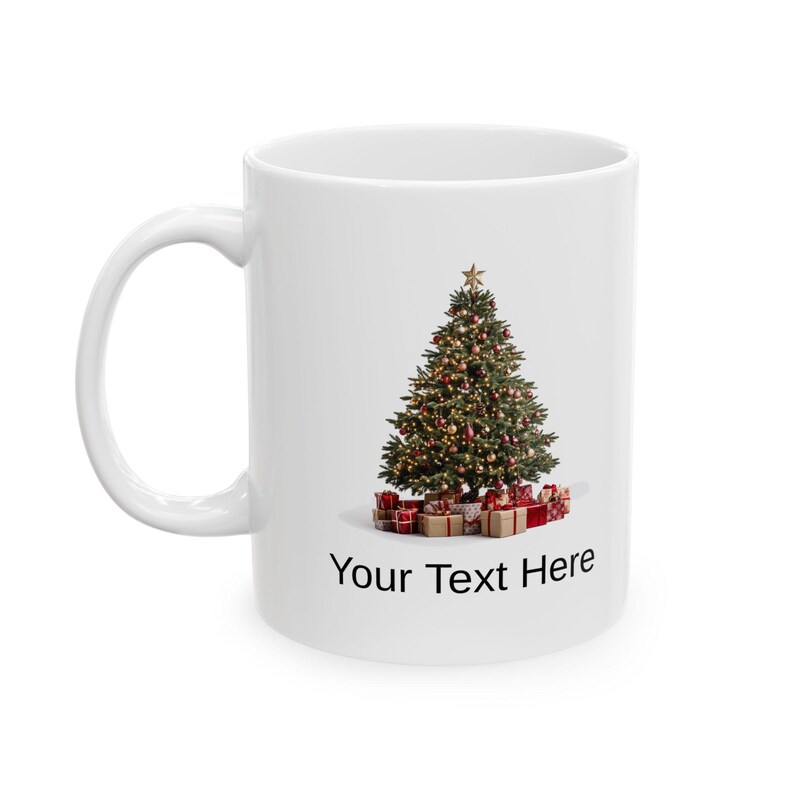 Personalized Christmas Tree Mug | Custom Item image 7