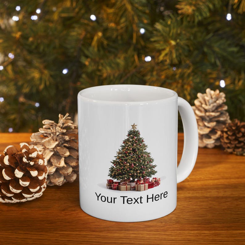 Personalized Christmas Tree Mug | Custom Item image 5