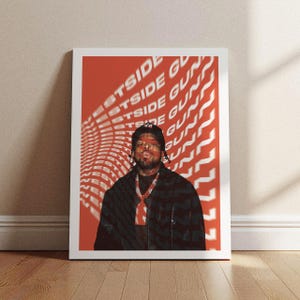 Westside Gunn Poster, Griselda Records Art, Hip Hop Wall Art, &#39;Pray for Paris&#39; Inspired, WSG Fan Gift, Dorm Room Decor