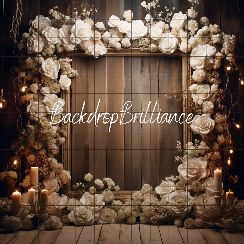 13 Floral Frame Backdrops Maternity Overlay Ring Overlay Photoshop ...