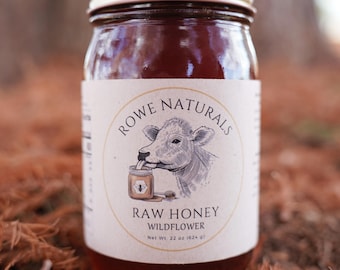Raw Wildflower Honey- 22 oz. jar