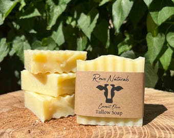 Jabón de sebo de oliva y coco (3,5-4,5 oz)