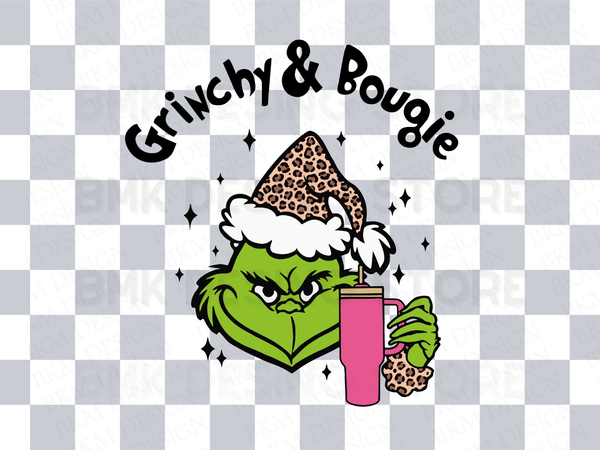 Pink Grinch SVG Bundle, Bougie Grinch SVG, Bad And Grinchy SVG
