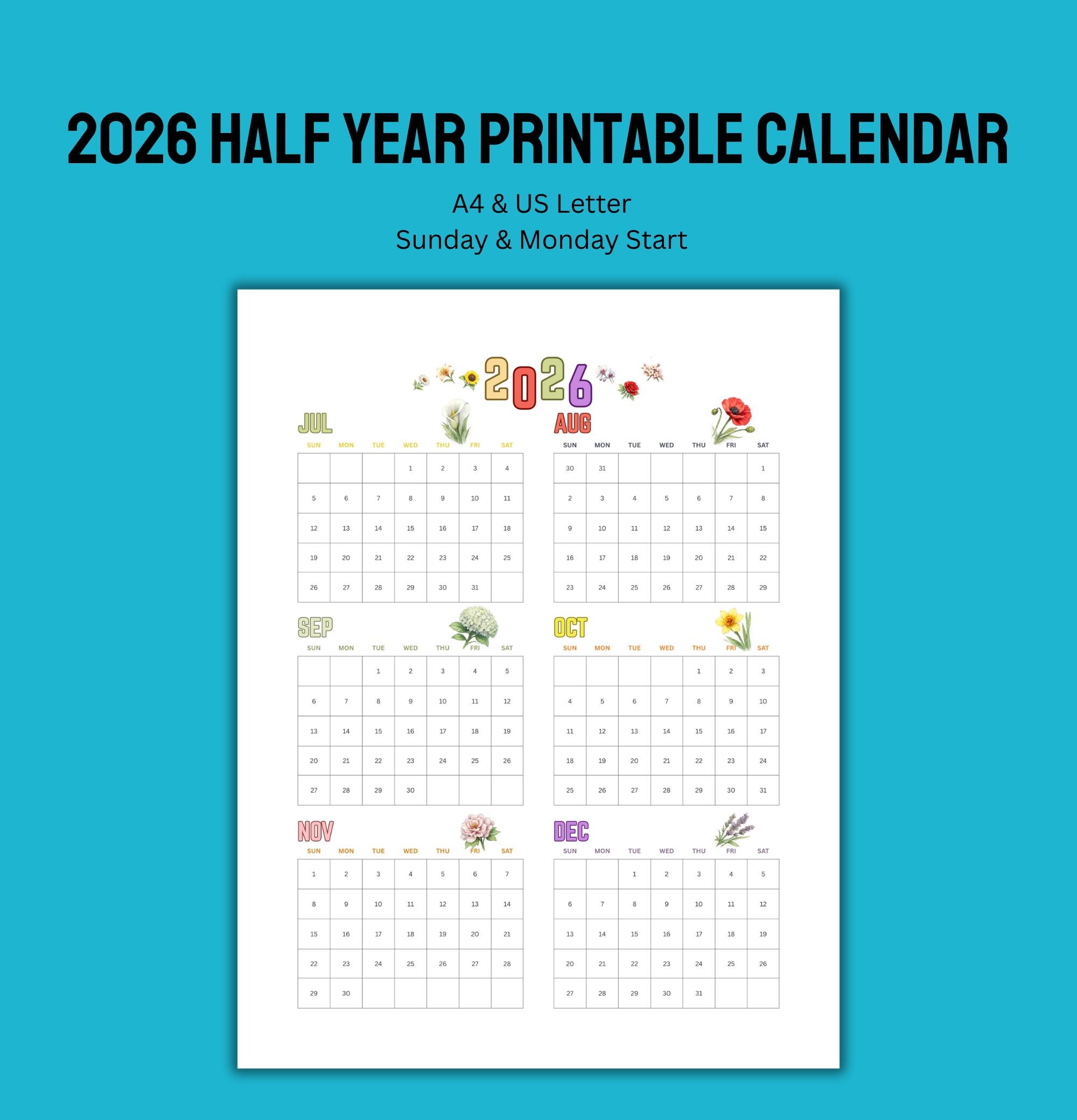 Kalender 2026 zum Ausdrucken | Minimalistischer Planer, To-Do Liste