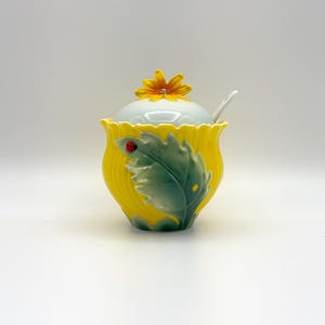 Açucareiro Daisy – Porcelana Sorelle - década de 1970