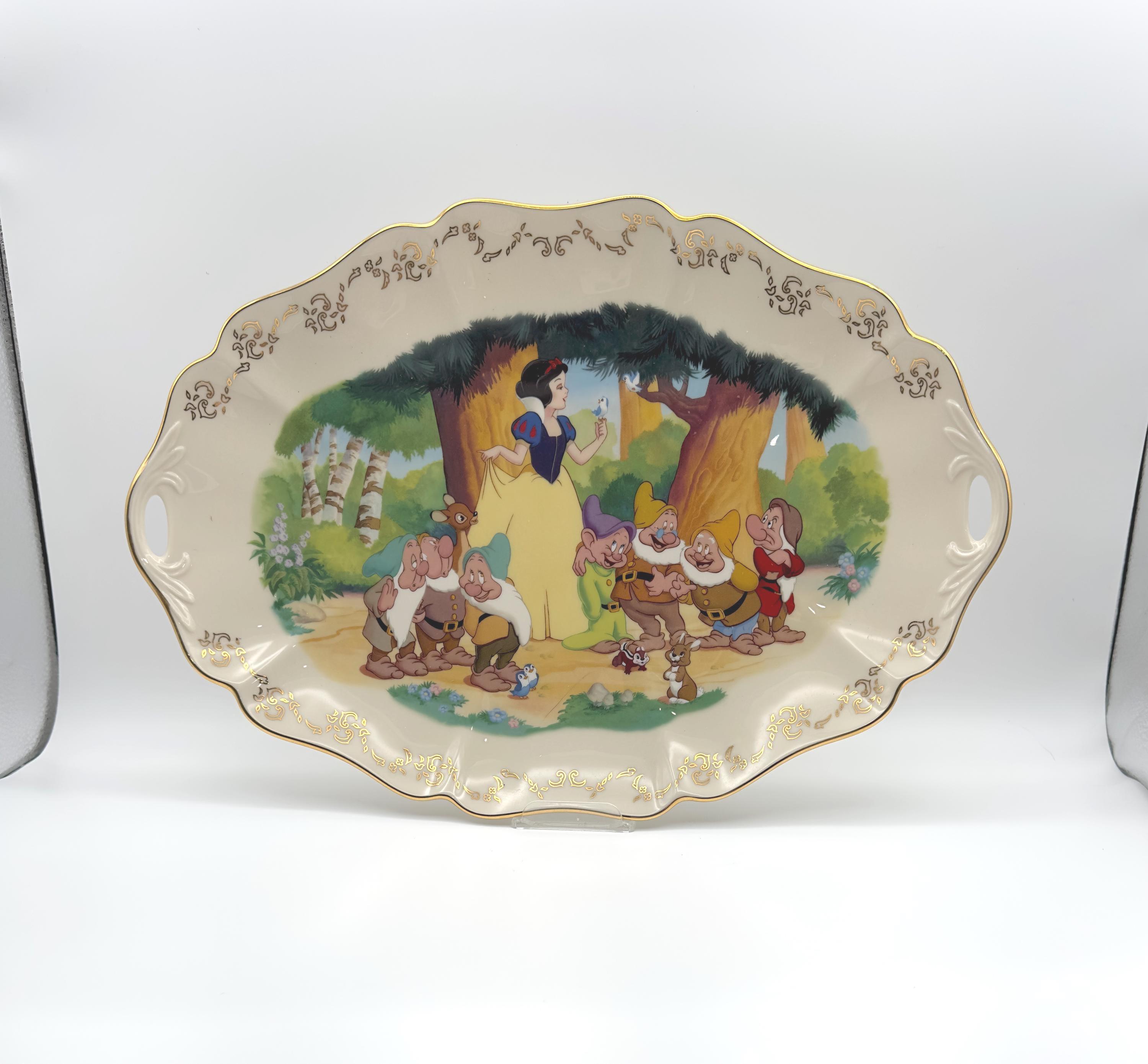 Lenox Disney Showcase Snow White and the Seven Dwarfs Platter