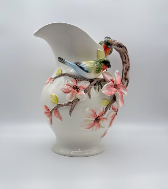 Corner Ruby Botanical Collection Songbird & Cherry Blossom
