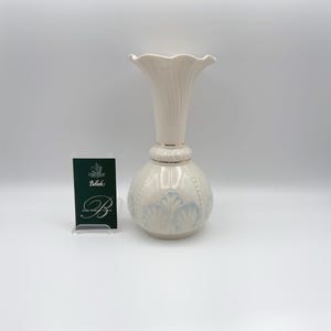 Belleek Rossmore Vase | 1990s Limited Edition Irish Porcelain