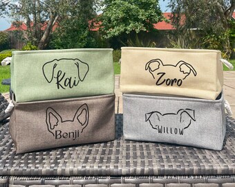 Metall-Spielzeugkorb Für Hunde – Großer Aufbewahrungskorb, Faltbar, Personalisierbar