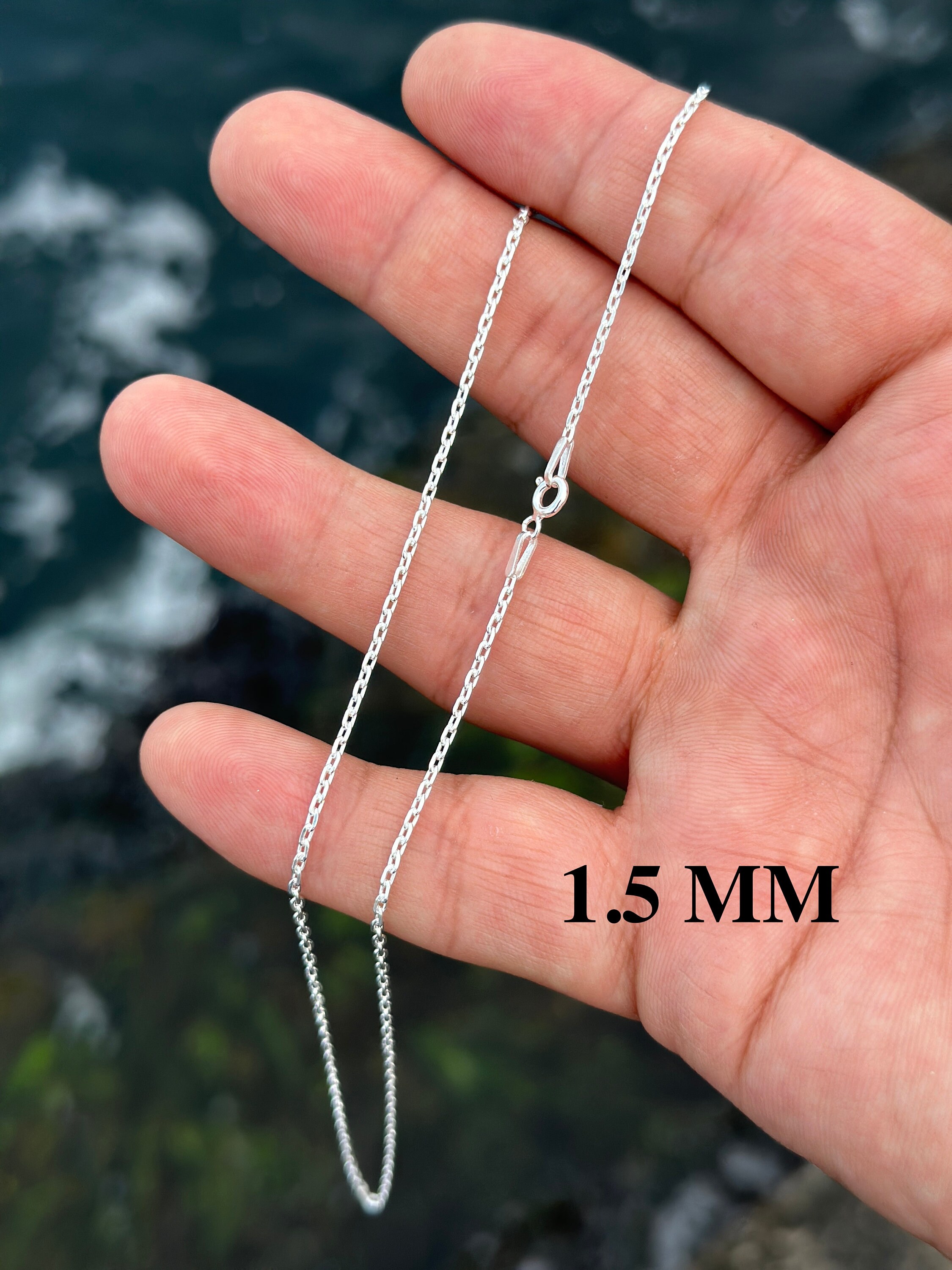 925 Sterling Silver Anchor Chain, Solid Silver Anchor Necklace, Silver Chain for Men & Women, Cable Link Chain, Thick Chain Necklace - Etsy 925 Sterling Silver Anchor Chain, Solid Silver Anchor Necklace, Silver Chain for Men & Women, Cable Link Chain, Thick Chain Necklace - Etsy