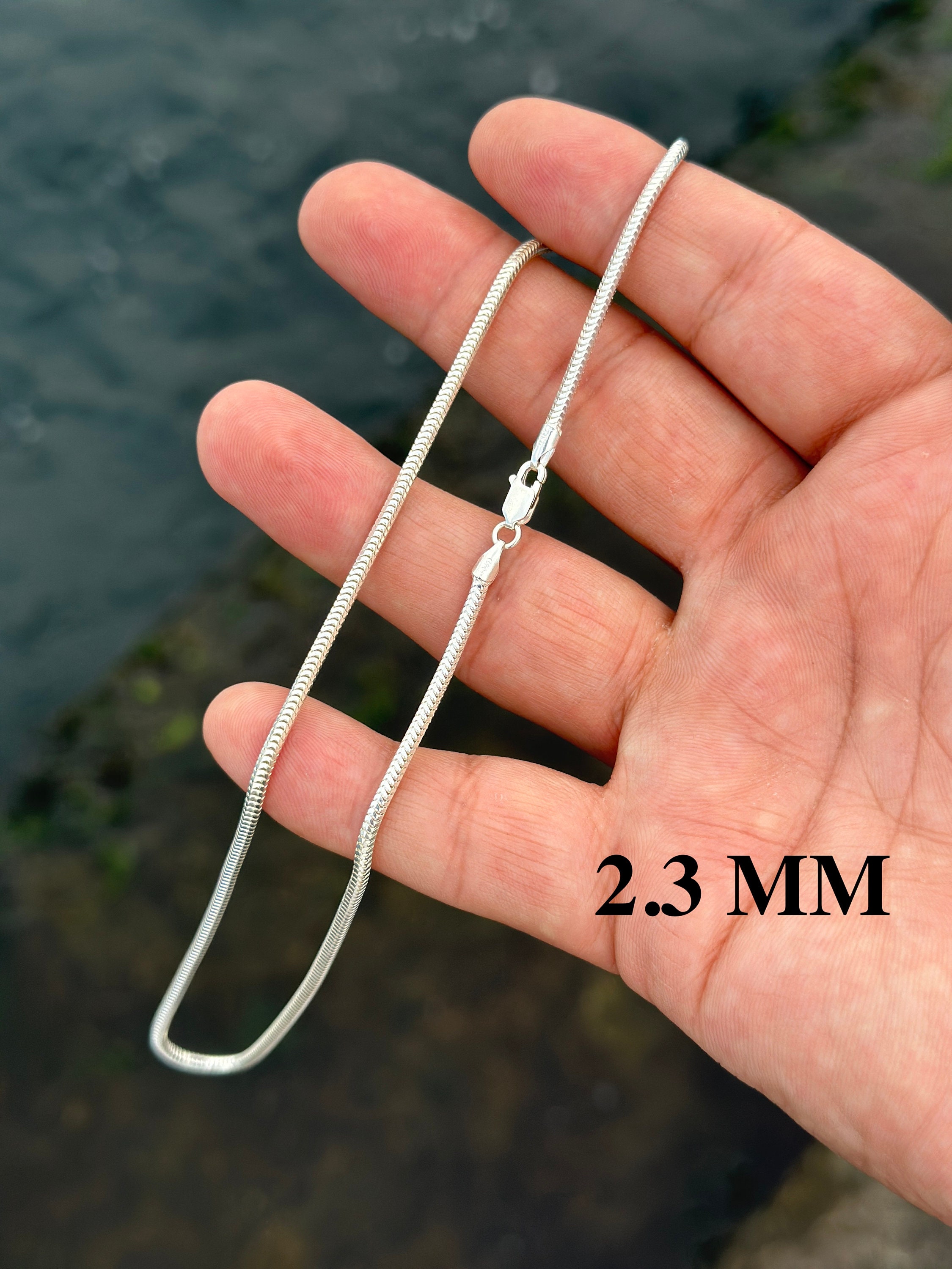 ☆Hei☆ sv925 essential cubic snake chain necklace HE25SPNSW ☆Hei☆ sv925 essential cubic snake chain necklace HE25SPNSW