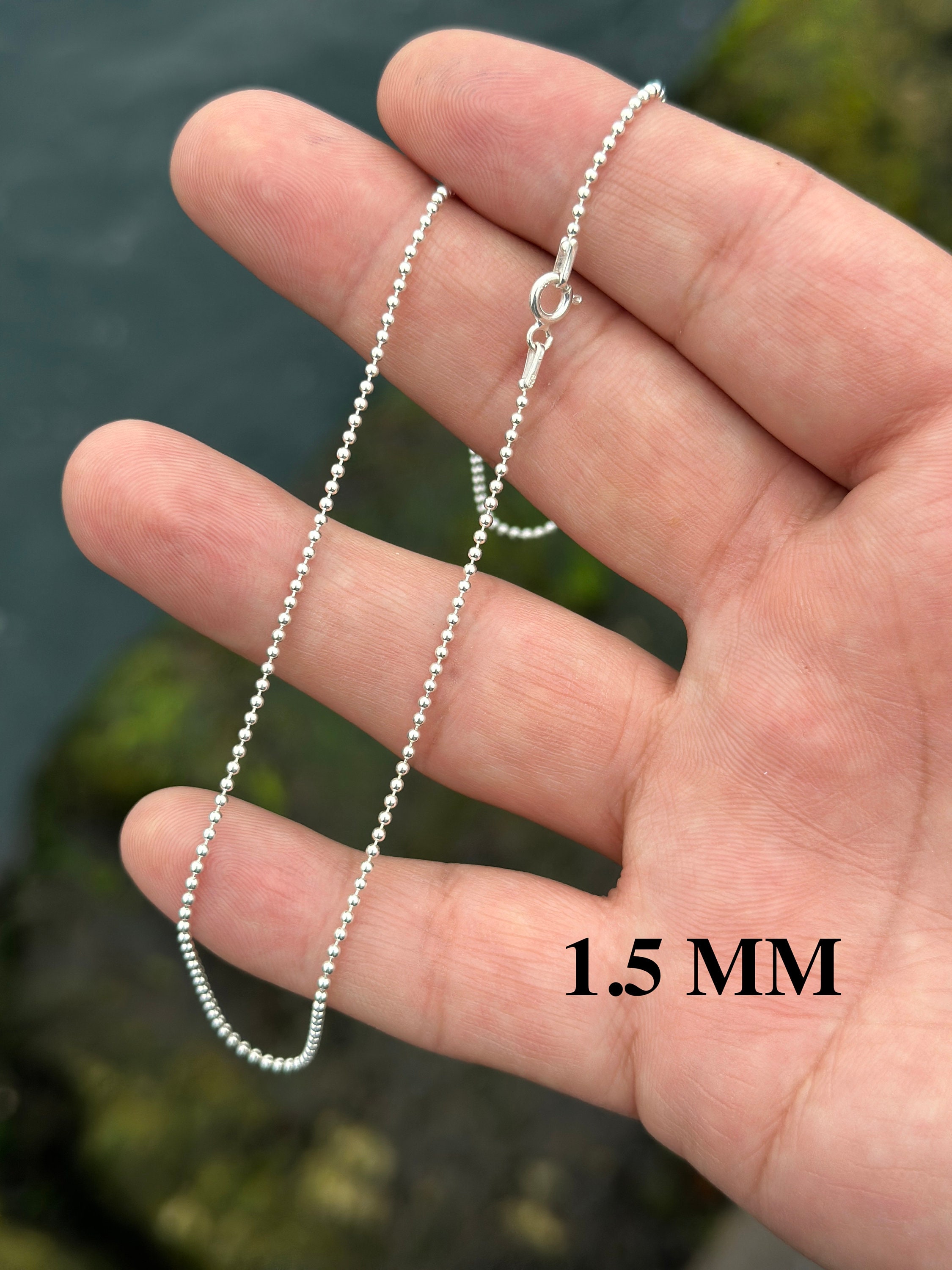 ネックレス・ペンダント [KINDABABY] [925silver] long matte silver ball necklace il_fullxfull.5523201709_cyhh.jpg