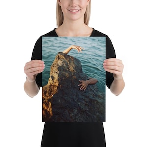 Lido di Venezia, poster natura e corpo femminile elegante