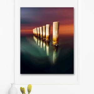 Poster Bricole Laguna di Venezia lunga esposizione