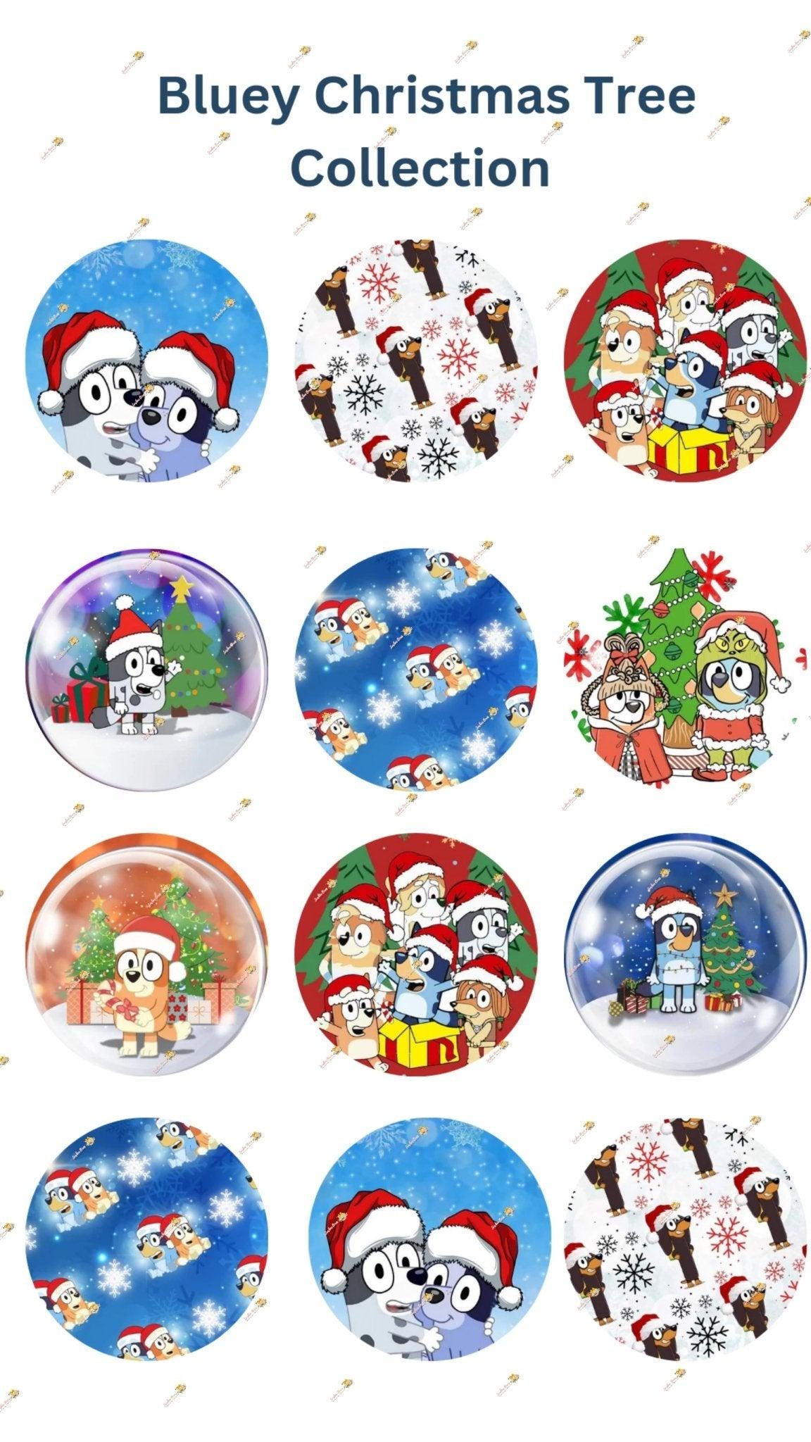 bluey xmas tree topper - etsy