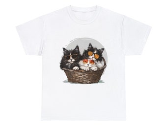 Cats with Sunglasses T-Shirt ; funny cat t-shirt ; Cat Lover T-Shirt