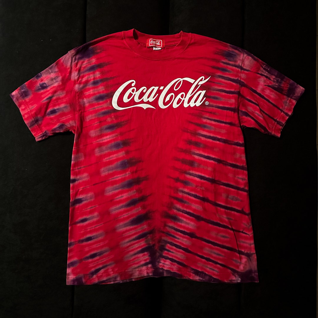 coca cola tie dye shirt
