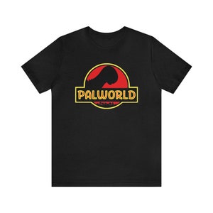 Palworld Game Inspired Unisex Jersey Short Sleeve Tee, Gamer T, Gamer tee, Gamer shirt, palworld t-shirt, videogame shirt, indie game tee,