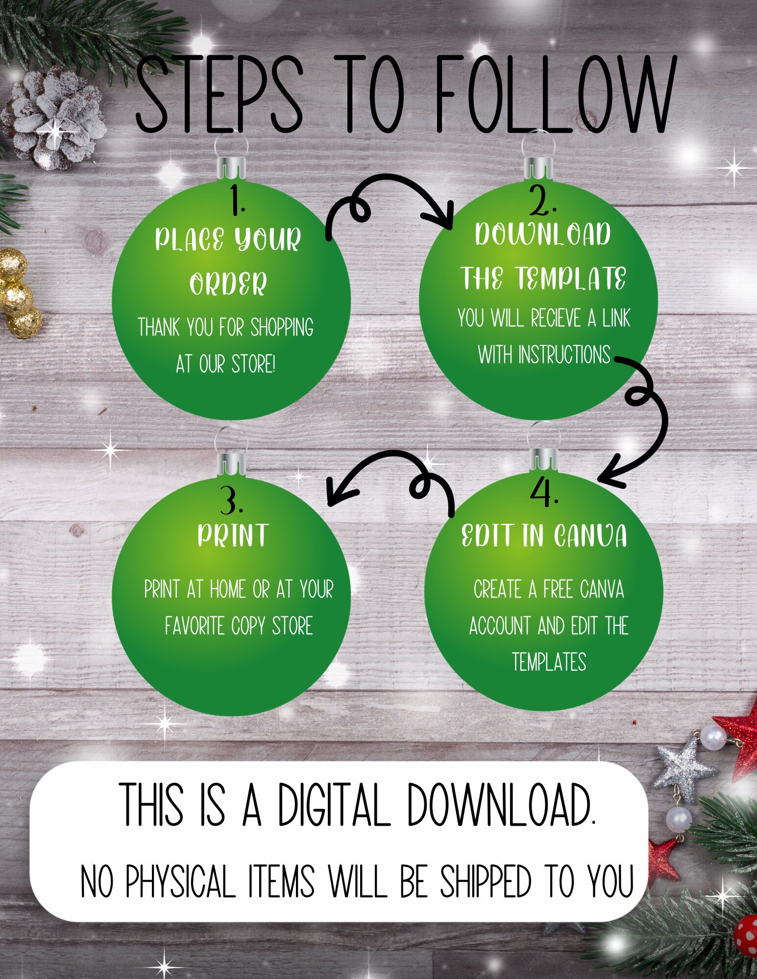 Editable Christmas Bucket List Printable Family Christmas - Etsy