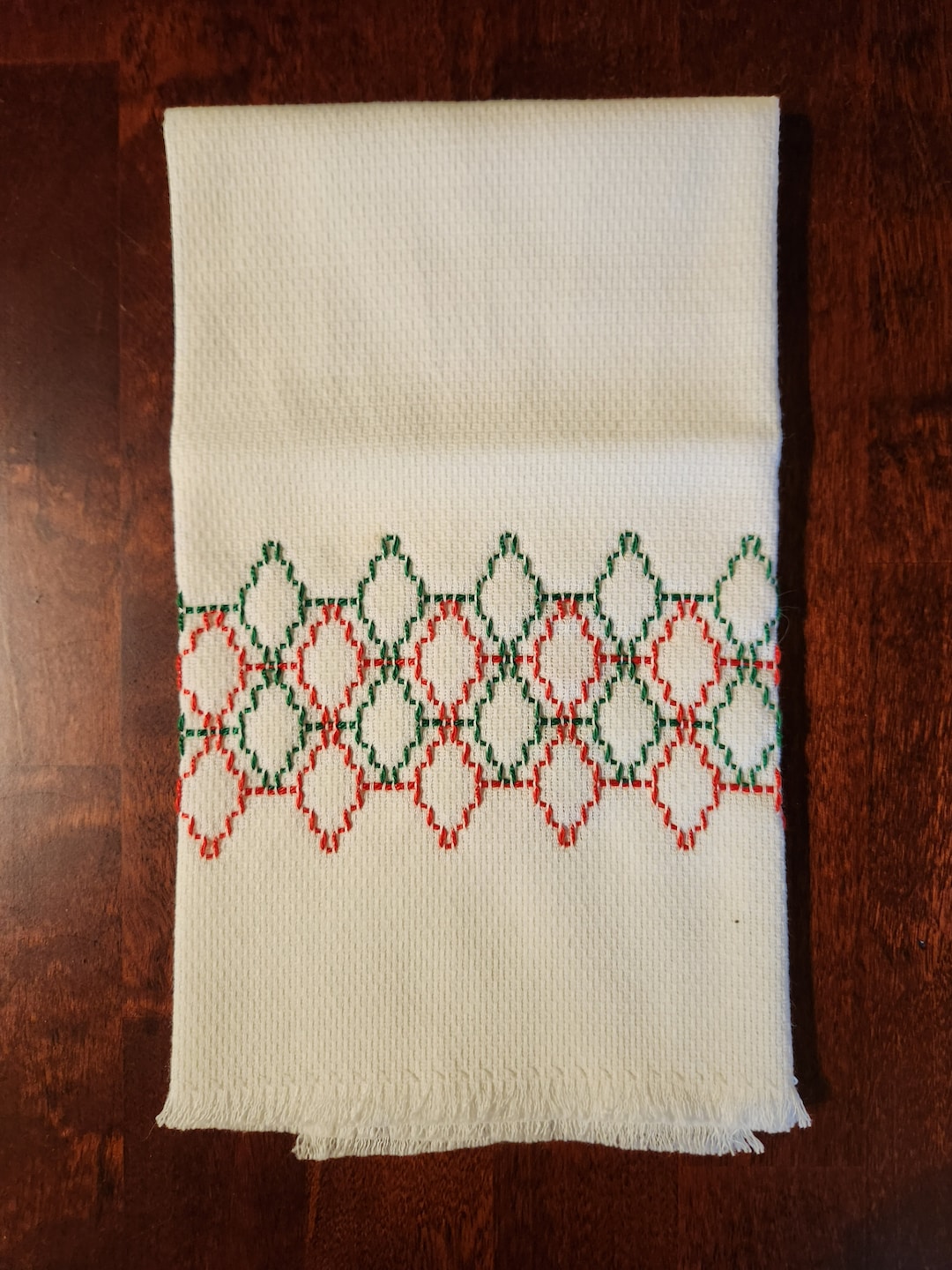 Huck Towel, Swedish Weaving, Decorative Towel, Tea Towel Etsy