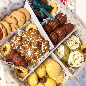 Assorted Cookies Box | Handcrafted Cookies Box | Gift Cookies Box | Holiday Cookie Assortment | Party-Ready Desserts | Mixed Pastry Box