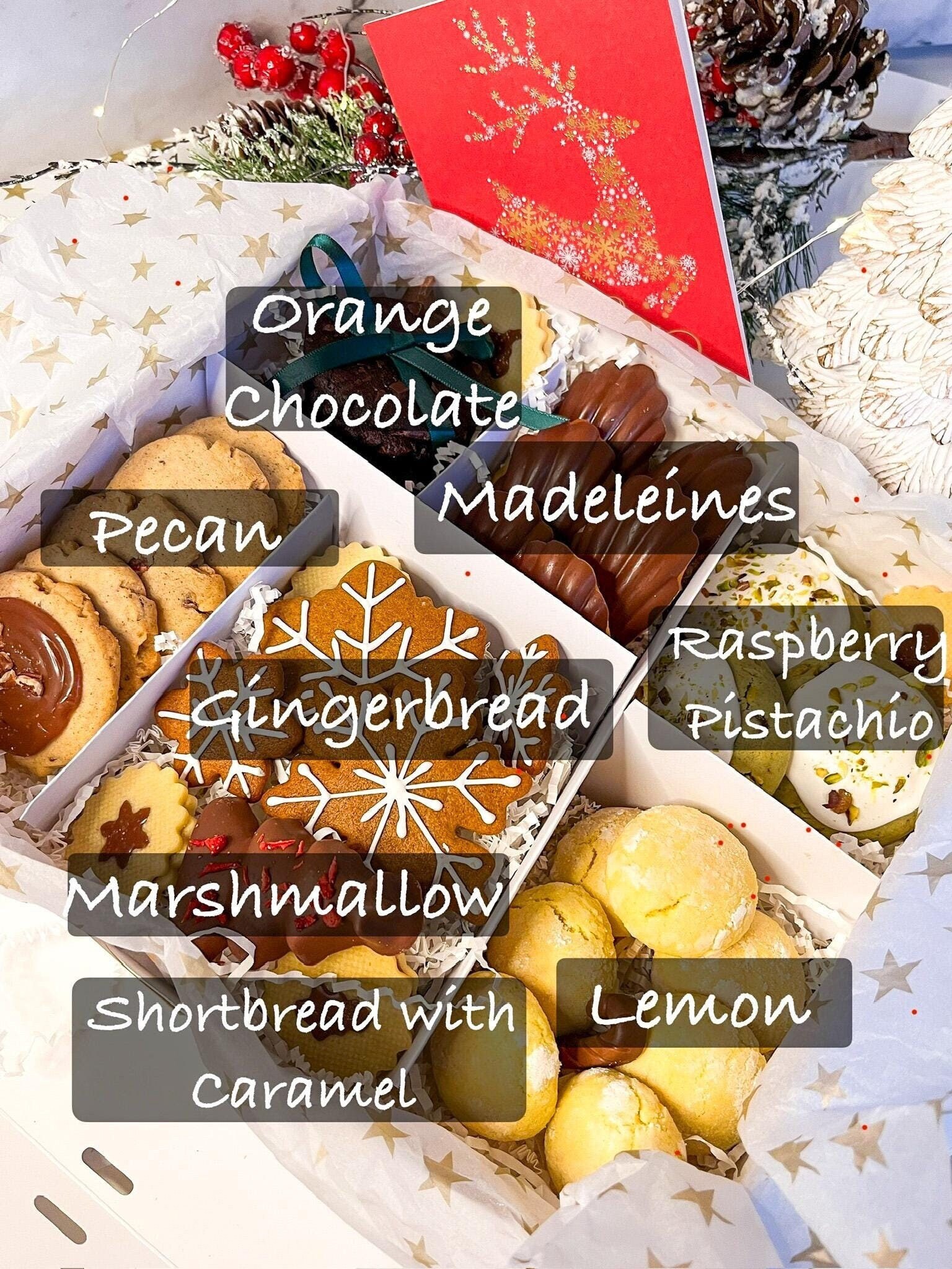 Assorted Cookies Box | Handcrafted Cookies Box | Gift Cookies Box ...