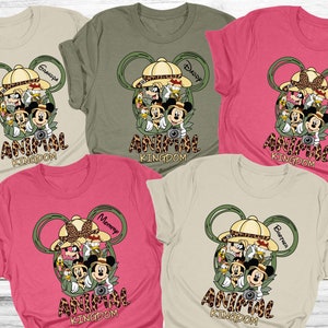 Custom Disney Animal Kingdom Shirt, Disneyworld Shirt, Safari Family Matching Shirts, Disney Trip Tees, Mickey Minie Shirts, Disney Vacation