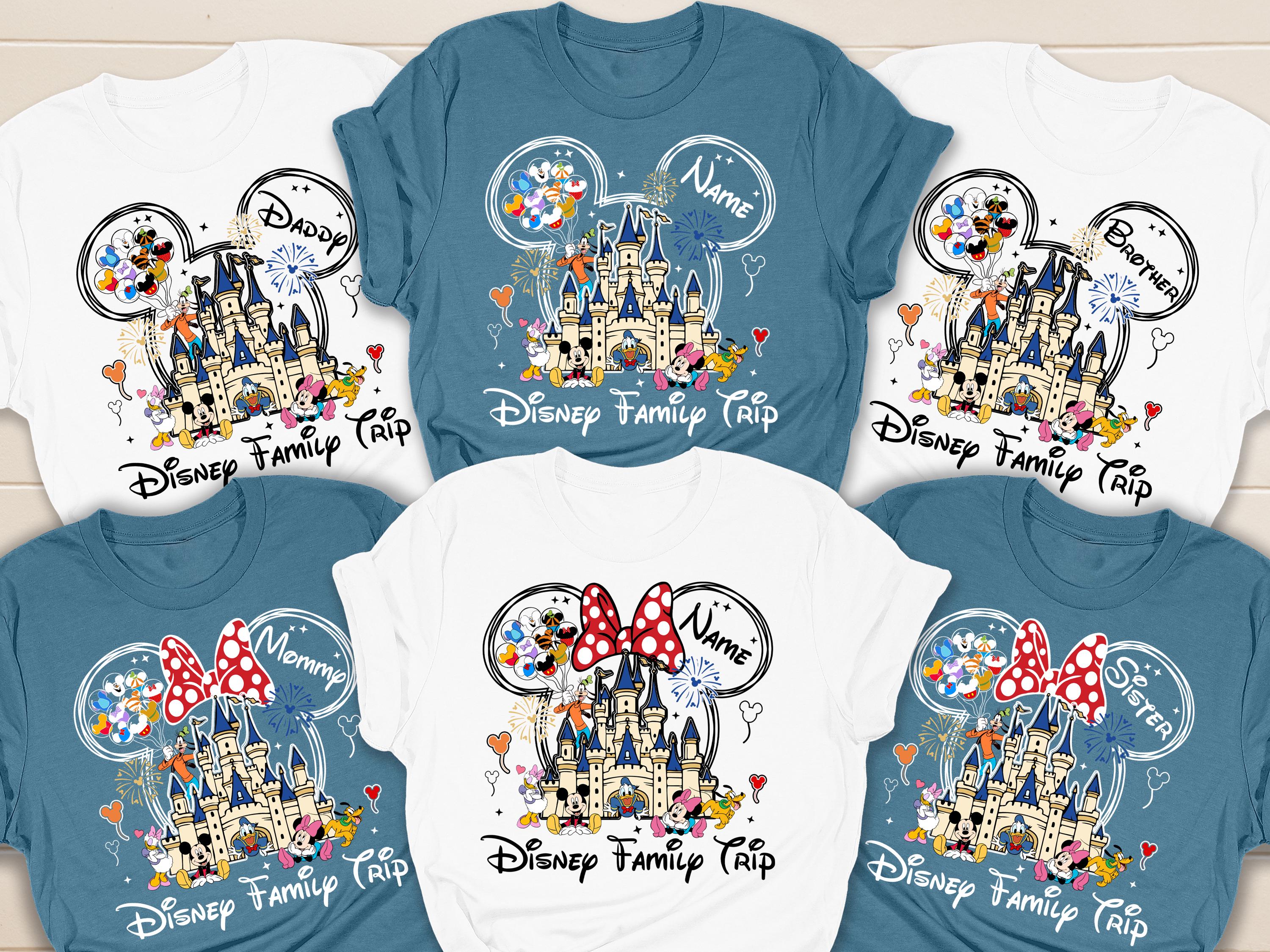 Custom Disney Trip 2026 Shirt, Disney Family Vacation Tees, Disneyland Matching Tshirt, Disneyworld Birthday Squad Shirts, Magic Kingdom Tee