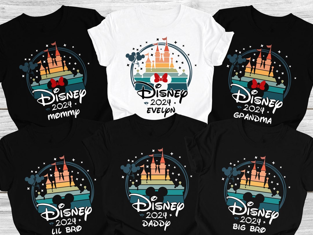 Disney Castle 2025 Shirts, Disney Family Matching Tshirt, Custom Disney Family 2025 Tee, Disney