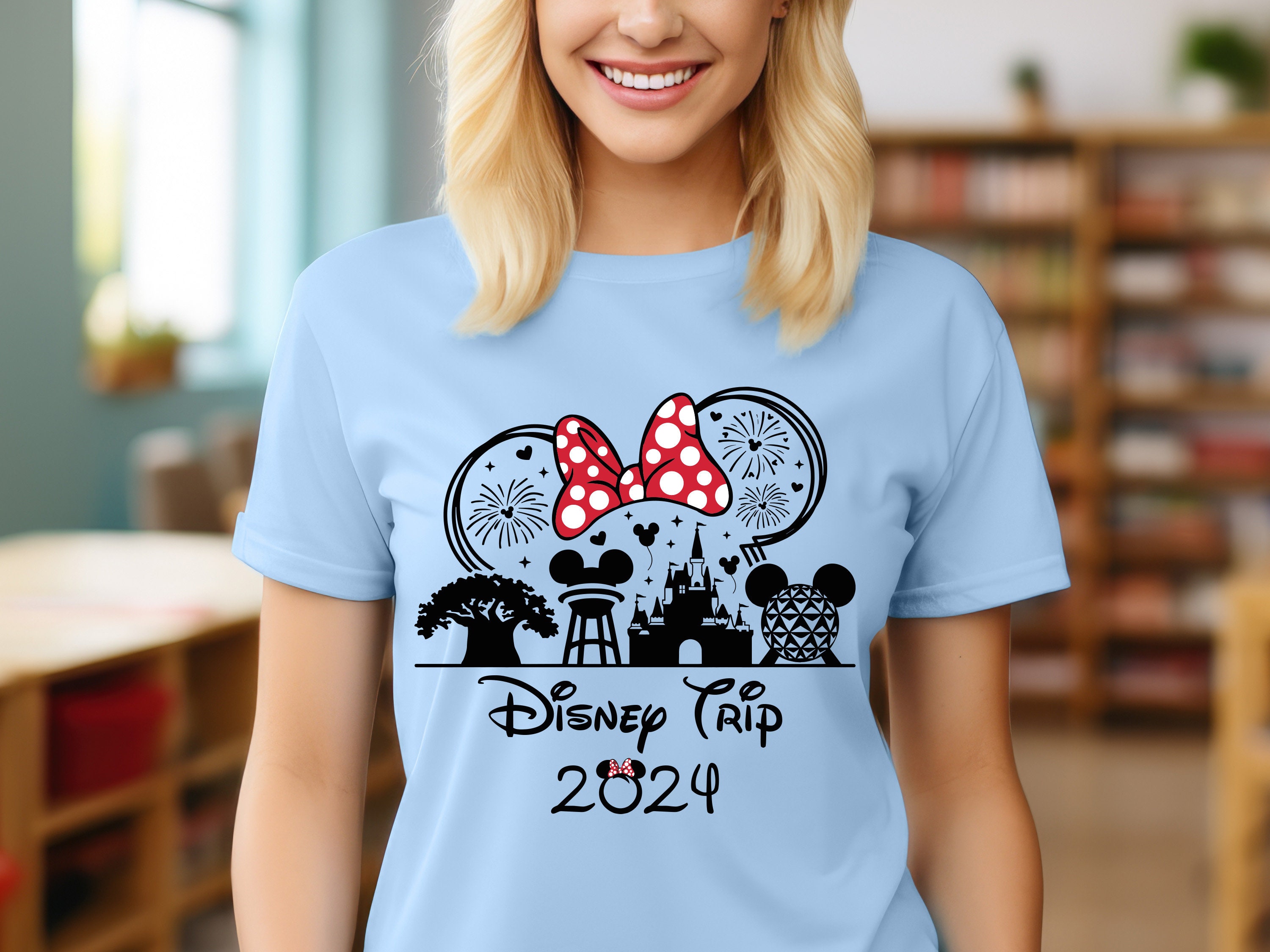 Discover Maglietta personalizzate Disney Trip 2024, Famiglia Disneyland