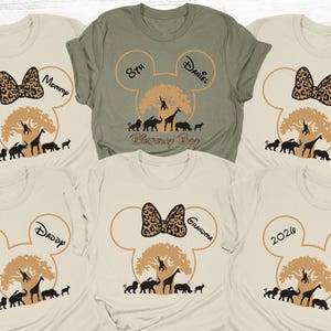 Custom Disney Safari Shirts, Animal Kingdom Family Matching Tees 2026