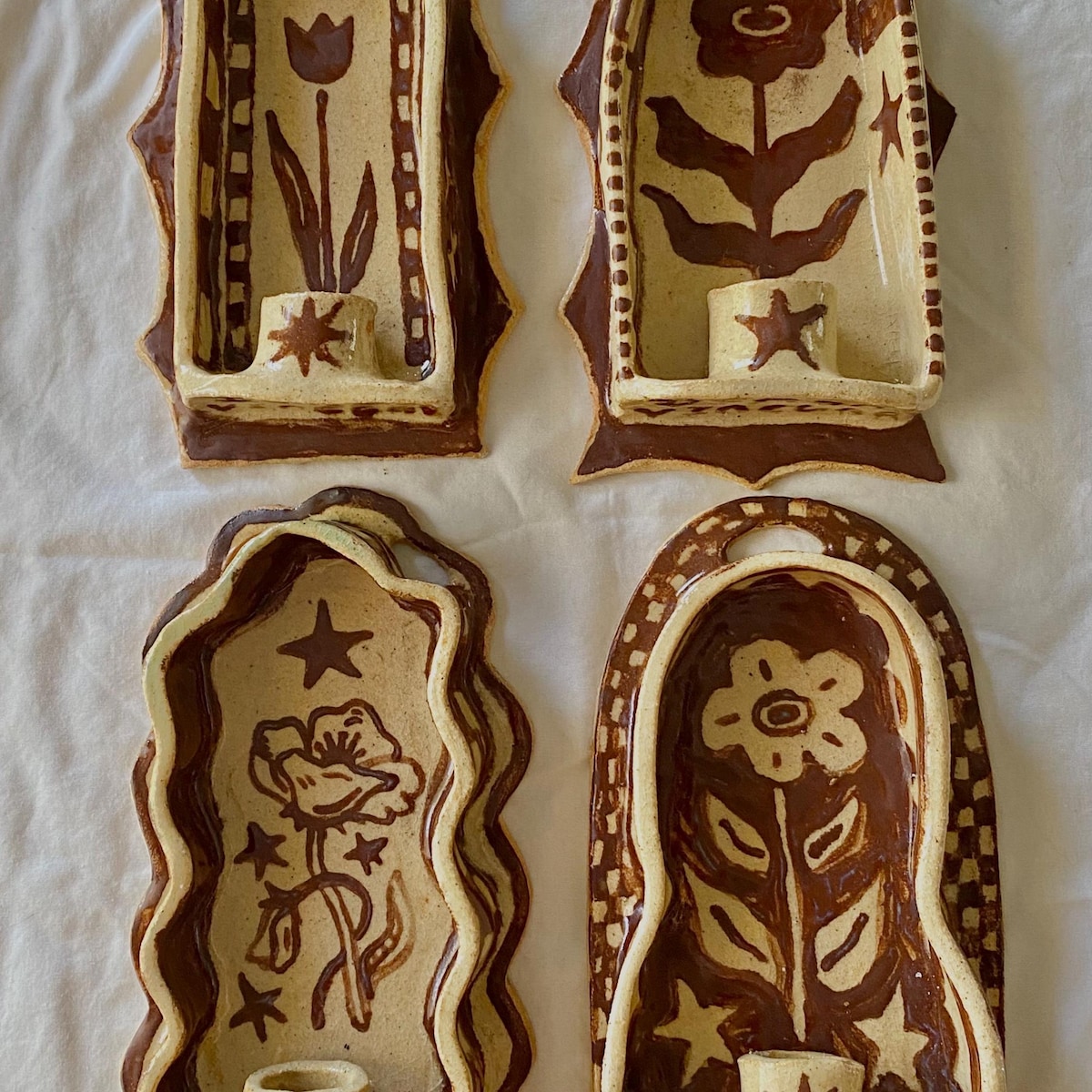 Wall Mounted Candle Holders! - Ceramic - Etsy