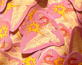 Swan Star Sticker    Waterproof + vinyl!