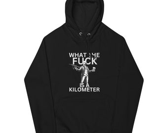 WTF is a Kilometer Unisex eco Raglan Hoodie