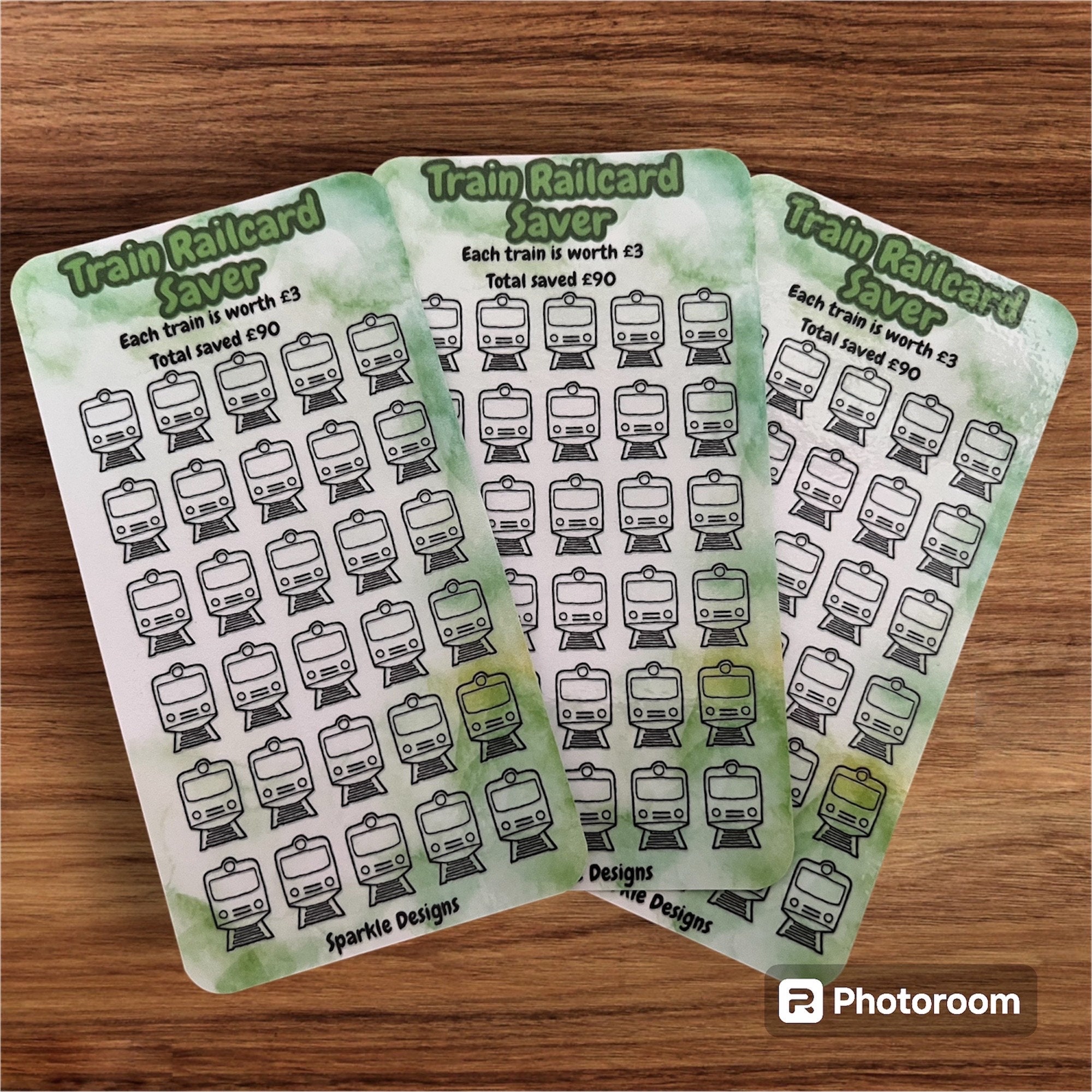 Train/railcard Saving Challenge Tracker - Etsy UK