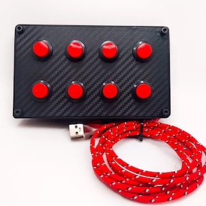 Sim Racing 8 Button Button Box
