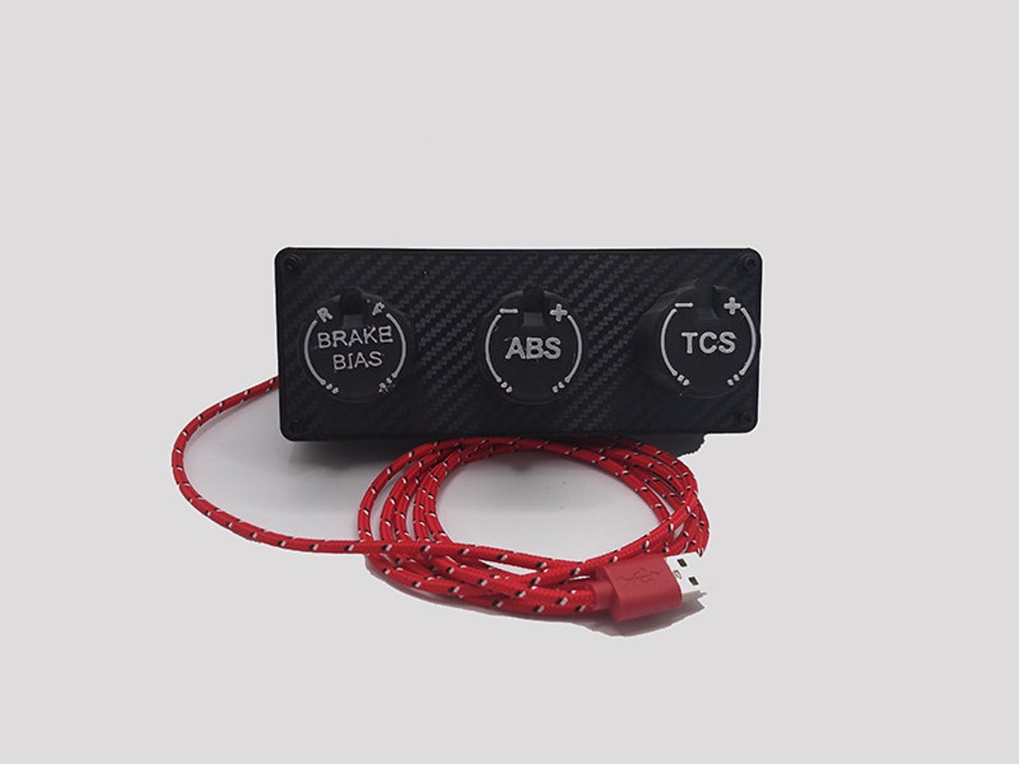 Sim Racing Brake Bias Traction Control and ABS Rotary Controls Etsy