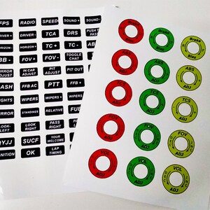 Sim Racing Button Box With 8 Lit Buttons in Red With Free Sticker ...