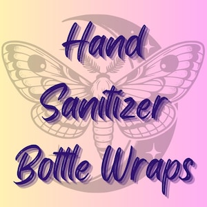 UV DTF Wraps for Spray Bottle Keychains – Stick, Slay, Sanitize!