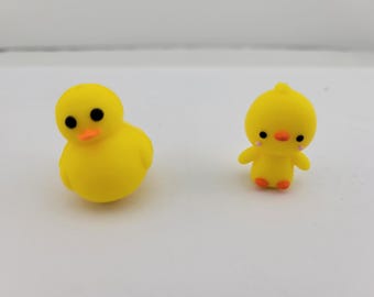 3D duck silicone focal bead