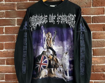VINTAGE 00s CRADLE OF FILTH ロンT Cradle of Filth Vintage Long Sleeve 2000s Tee from FADEDBLK