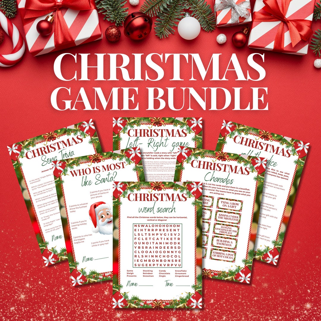 Christmas Family Game | Holiday Party Printable Game | Kids & Adults ...
